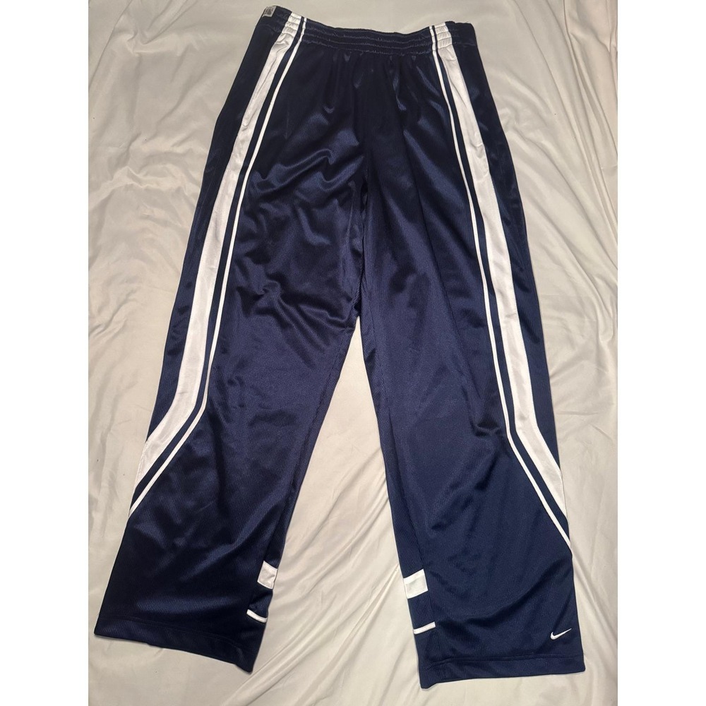 Vintage Nike Side Snap Basketball/Track Tearaways Navy Blue‎ XXL